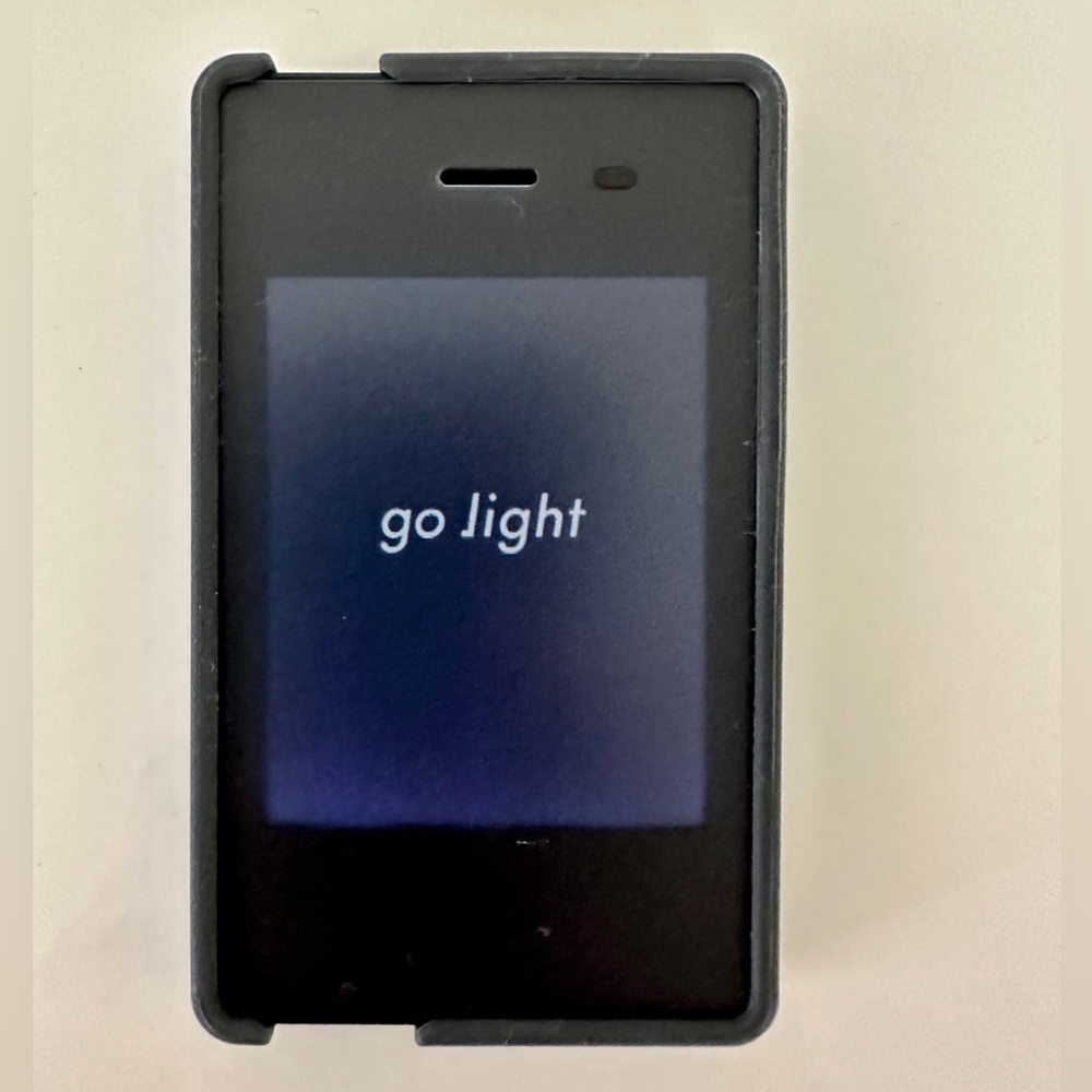 Black Light Phone II (with case and screen protector